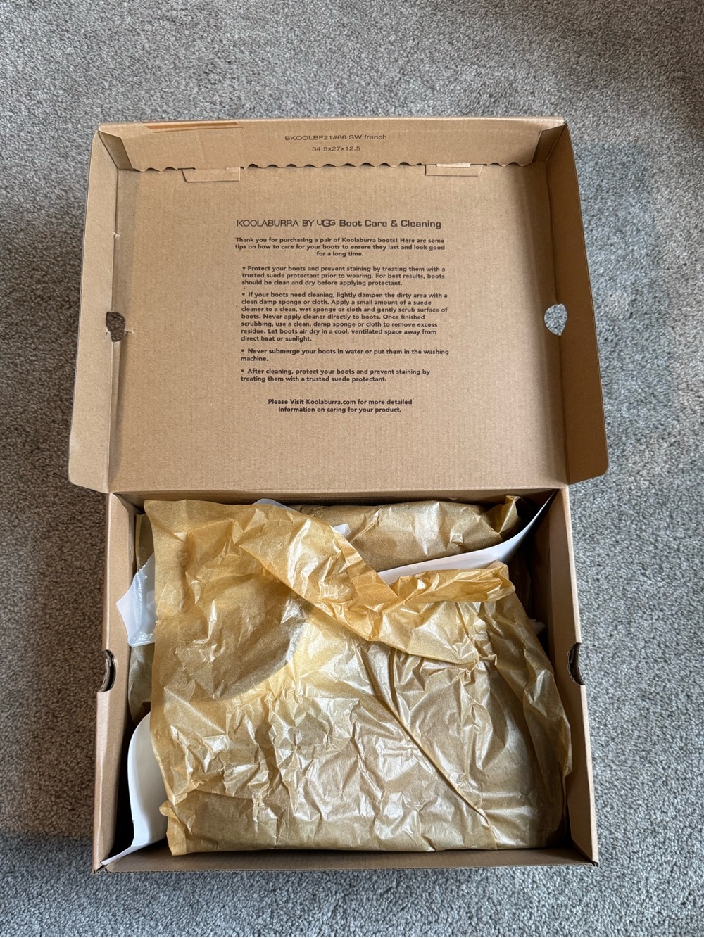 Koolaburra by UGG Short Aribel Mini Boots Chestnut Size 9 - Picture 4 of 16